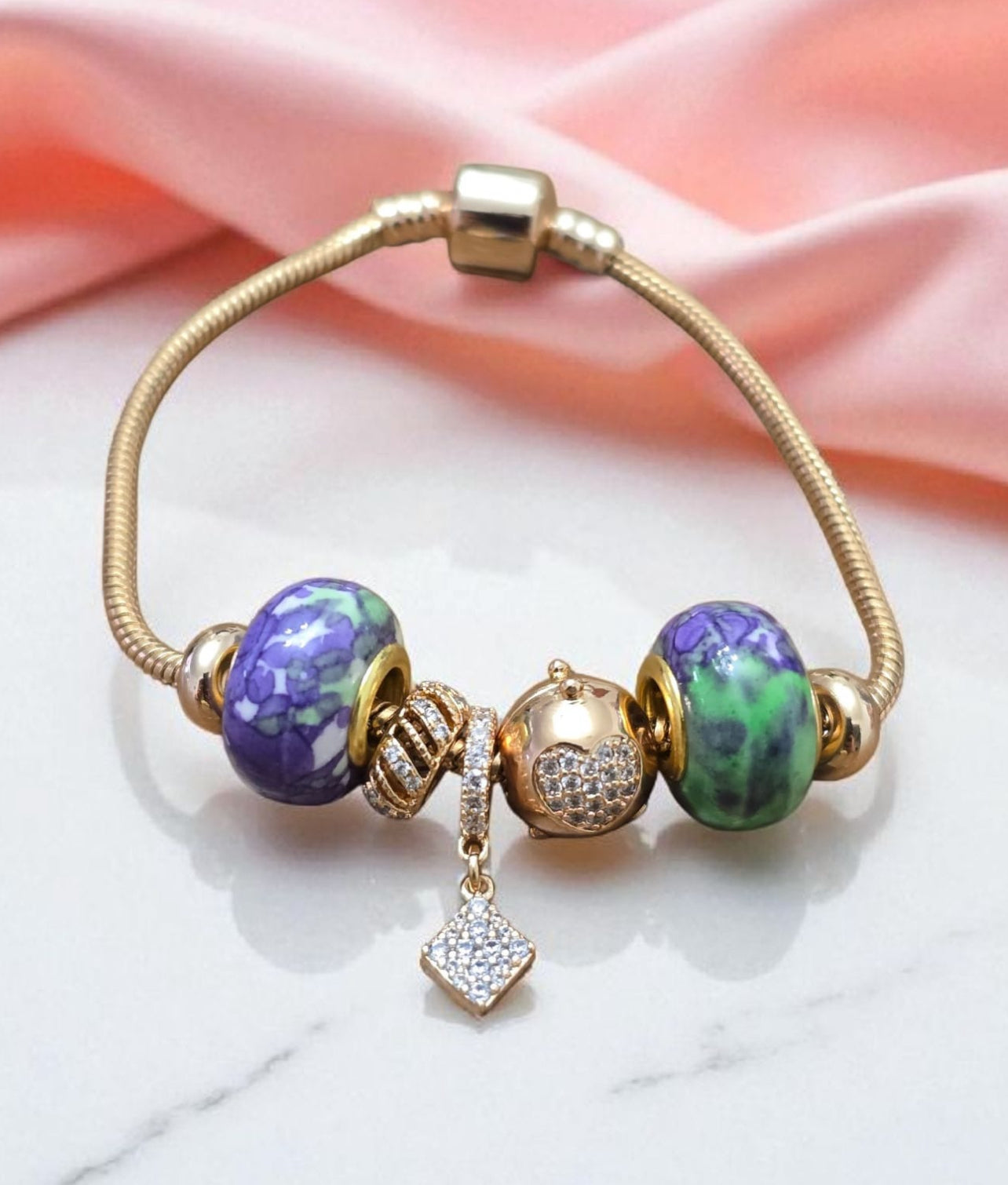 Sofía Bracelet with charms