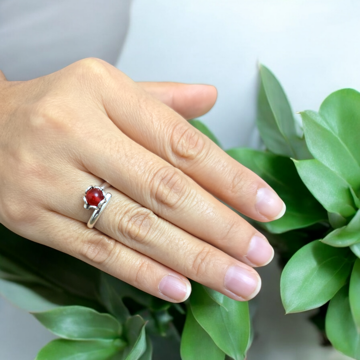 Roma silver ring